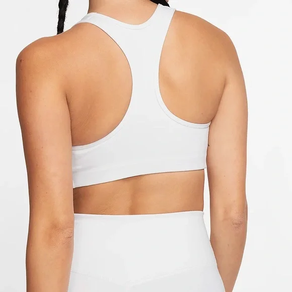 Nike Swoosh Bra. White Size XSmall. New with Tags. - Picture 2 of 14